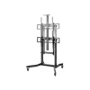 Carrinho móvel motorizado para LFD Equip 55-100 polegadas, 2,54 m (100 polegadas), 200 x 200 mm, 800 x 600 mm, -10 - 5°, alumínio, plástico, aço inoxidável, preto