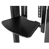 Carrinho móvel motorizado para LFD Equip 55-100 polegadas, 2,54 m (100 polegadas), 200 x 200 mm, 800 x 600 mm, -10 - 5°, alumínio, plástico, aço inoxidável, preto