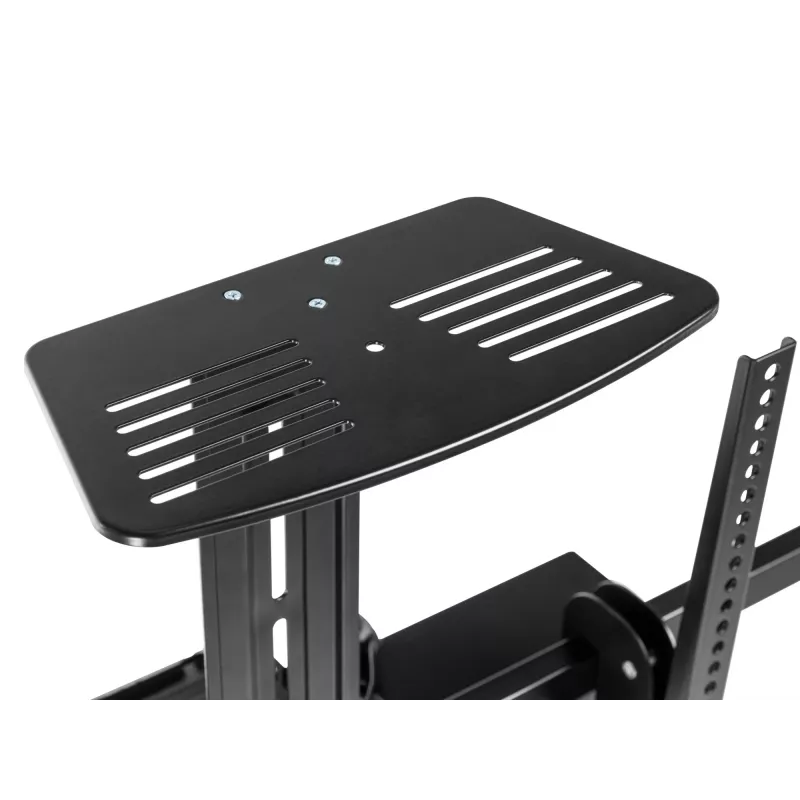 Carrinho móvel motorizado para LFD Equip 55-100 polegadas, 2,54 m (100 polegadas), 200 x 200 mm, 800 x 600 mm, -10 - 5°, alumínio, plástico, aço inoxidável, preto