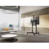 Carrinho móvel motorizado para LFD Equip 55-100 polegadas, 2,54 m (100 polegadas), 200 x 200 mm, 800 x 600 mm, -10 - 5°, alumínio, plástico, aço inoxidável, preto