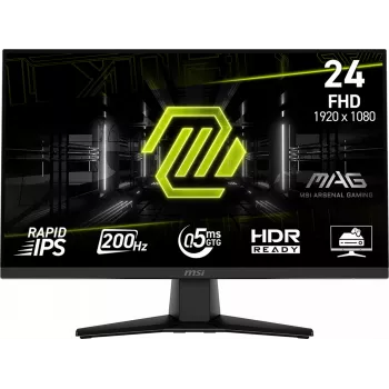 Monitor de computador MSI MAG 242F 60,5 cm (23,8 polegadas) 1920 x 1080 píxeis Full HD LCD preto
