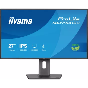 Monitor de computador iiyama ProLite XB2792HSU-B1 68,6 cm (27 polegadas) 1920 x 1080 píxeis Full HD LED preto