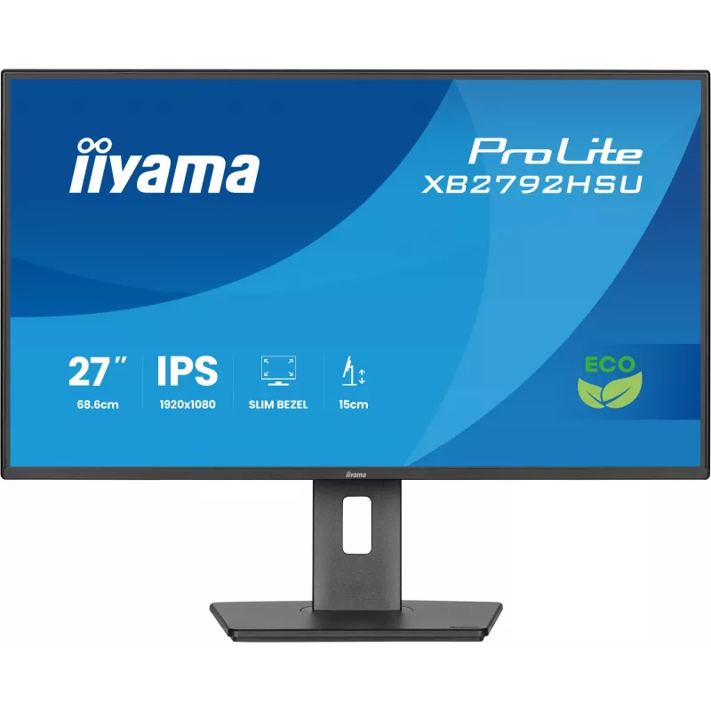 Monitor de computador iiyama ProLite XB2792HSU-B1 68,6 cm (27 polegadas) 1920 x 1080 píxeis Full HD LED preto