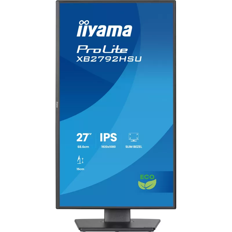 Monitor de computador iiyama ProLite XB2792HSU-B1 68,6 cm (27 polegadas) 1920 x 1080 píxeis Full HD LED preto