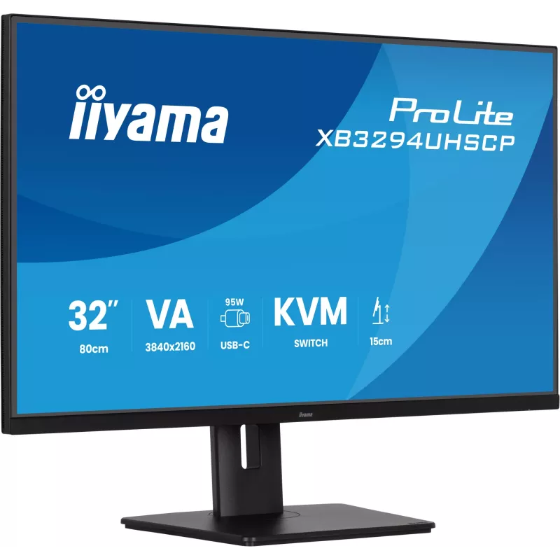 iiyama ProLite XB3294UHSCP-B1 Monitor de computador 80 cm (31,5 polegadas) 3840 x 2160 píxeis 4K Ultra HD preto