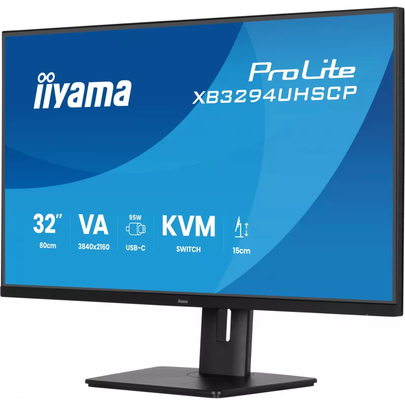 iiyama ProLite XB3294UHSCP-B1 Monitor de computador 80 cm (31,5 polegadas) 3840 x 2160 píxeis 4K Ultra HD preto