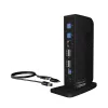 ICY BOX IB-DK2252AC com fios USB 3.2 Gen 1 (3.1 Gen 1) Type-C preto