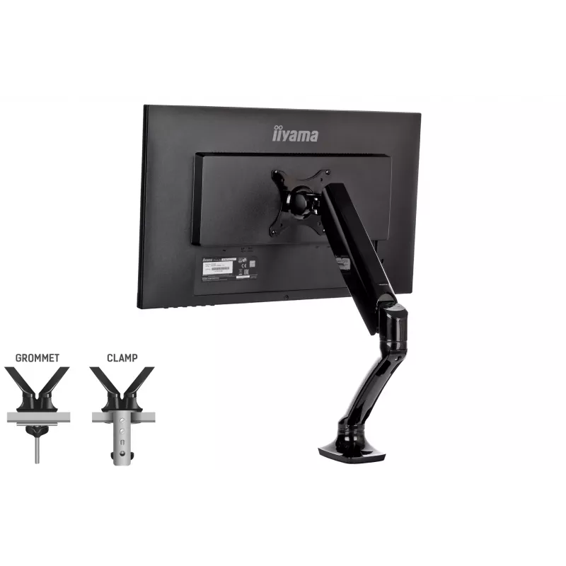 iiyama DS3001C-B1 suporte de monitor / base 68,6 cm (27 polegadas) secretária preto