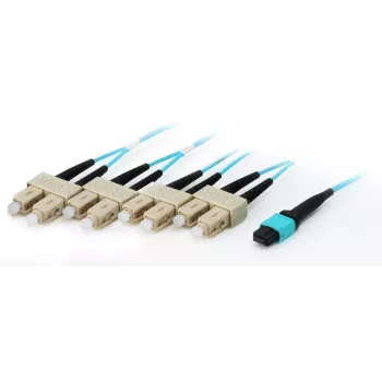 Equip cabo de patch de fibra ótica MTP/SC Trunk, OM4, 10m, 10 m, OM4, MTP, 4x SC