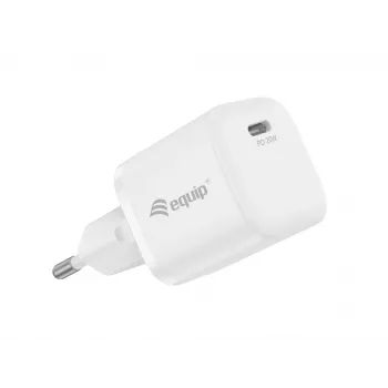Carregador Equip USB-C PD 20W 1 porta, 25 unid./pack, interior, AC, 12 V, branco