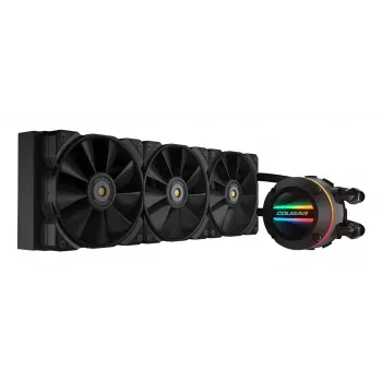 Refrigeração líquida para CPU COUGAR Poseidon-GT 360, ARGB, preto, kit de refrigeração líquida, 12 cm, preto
