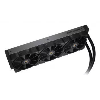 Refrigeração líquida para CPU COUGAR Poseidon-GT 360, ARGB, preto, kit de refrigeração líquida, 12 cm, preto