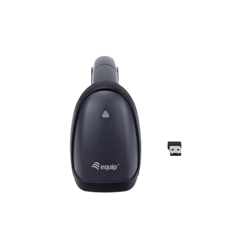 Leitor de códigos de barras 2D dual-mode sem fios Equip 2,4GHz + Bluetooth, com suporte