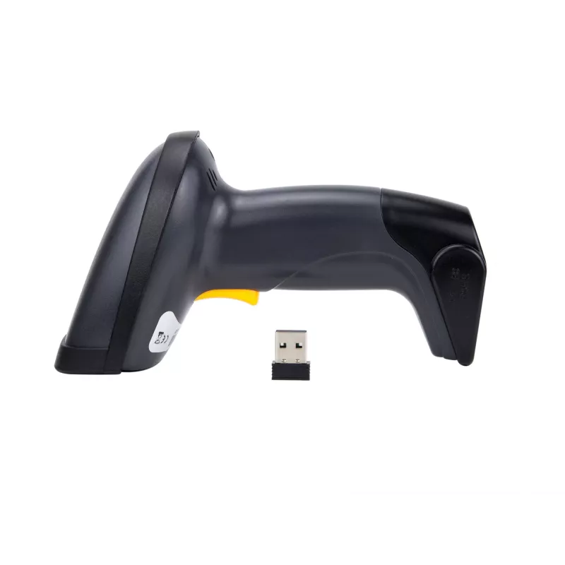 Leitor de códigos de barras 2D dual-mode sem fios Equip 2,4GHz + Bluetooth, com suporte