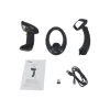 Leitor de códigos de barras 2D dual-mode sem fios Equip 2,4GHz + Bluetooth, com suporte