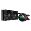 Refrigeração líquida para CPU COUGAR Poseidon-GT 240, ARGB, preto, refrigeração líquida all-in-one, 12 cm, preto