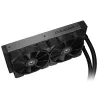 Refrigeração líquida para CPU COUGAR Poseidon-GT 240, ARGB, preto, refrigeração líquida all-in-one, 12 cm, preto
