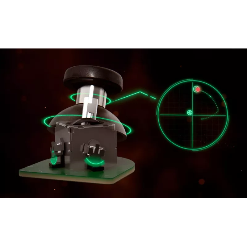 Comando de jogos Thrustmaster ESWAP X2 H.E preto USB analógico / digital PC, Xbox One, Xbox Series S, Xbox Series X