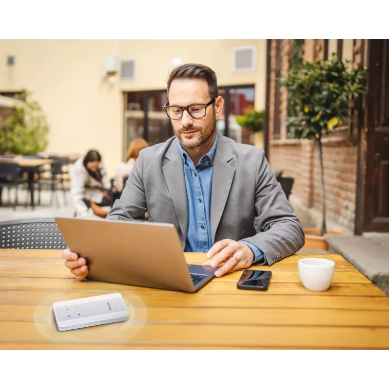 Modem de rede móvel D-Link 5G NR AX1800 Wi-Fi 6