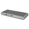 Lindy DST-Pro 5K XT, docking station USB-C para portátil com triple display (4K) ou single display (5K) e carregamento pass-through 100 W