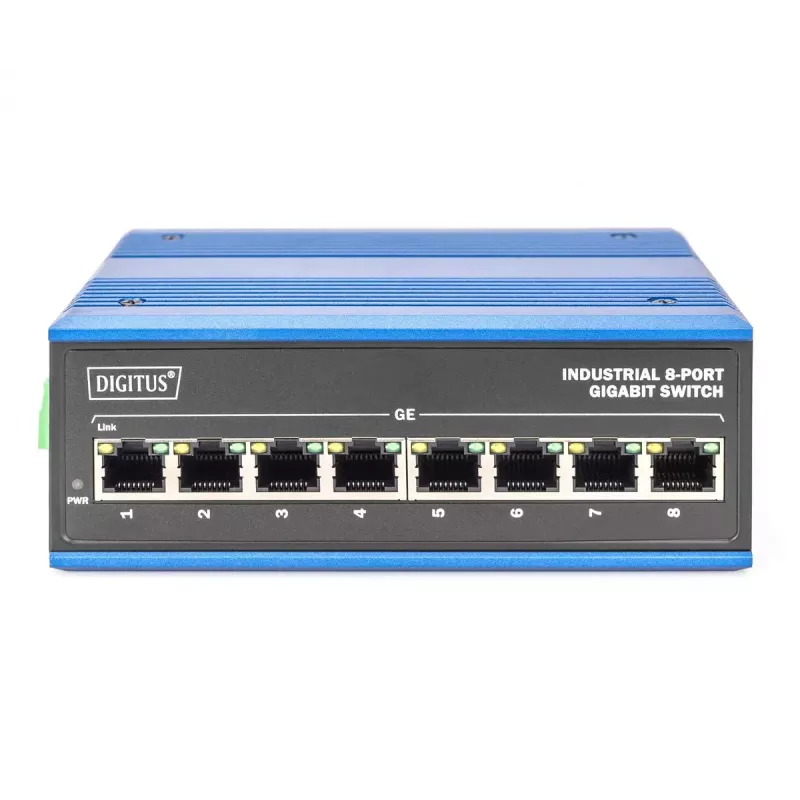 Comutador não gerido Digitus DN-651119 8 portas Gigabit Ethernet