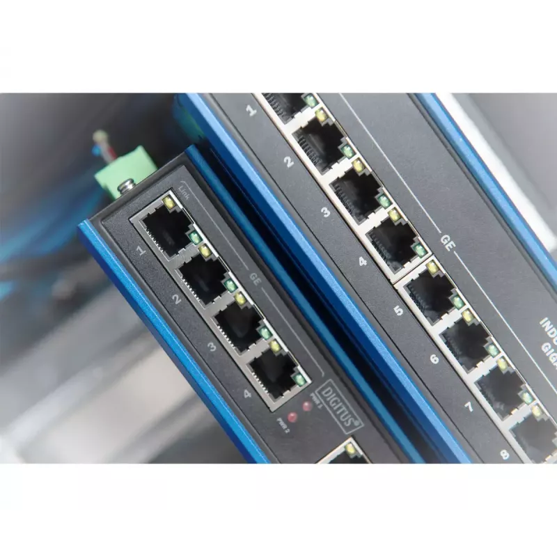 Comutador não gerido Digitus DN-651119 8 portas Gigabit Ethernet