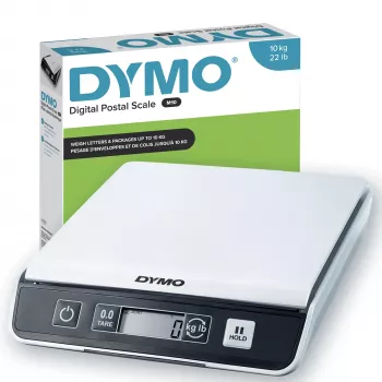 Balança digital de encomendas e envios DYMO M10 | capacidade até 10 kg | 20 cm x 20 cm