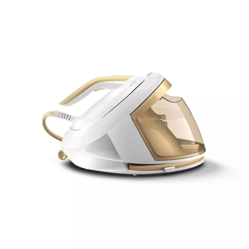 Central de engomar a vapor Philips PSG8040/60 2700 W 1,8 L base SteamGlide Elite dourada, branca