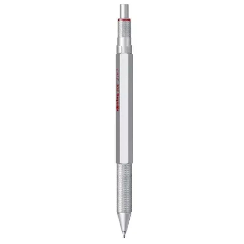 Rotring 600 Multipen 3 em 1 2164109, prateado