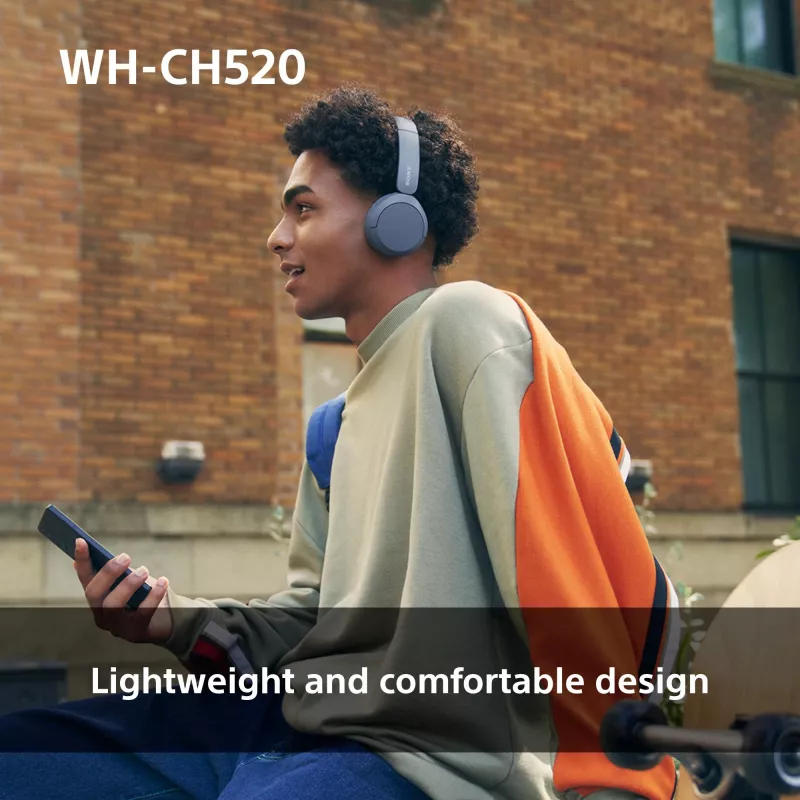 Sony WHCH520P.CE7, sem fios, 20 - 20000 Hz, chamadas/música, 147 g, headset, rosa