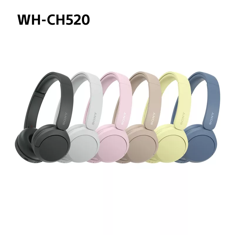 Sony WHCH520P.CE7, sem fios, 20 - 20000 Hz, chamadas/música, 147 g, headset, rosa