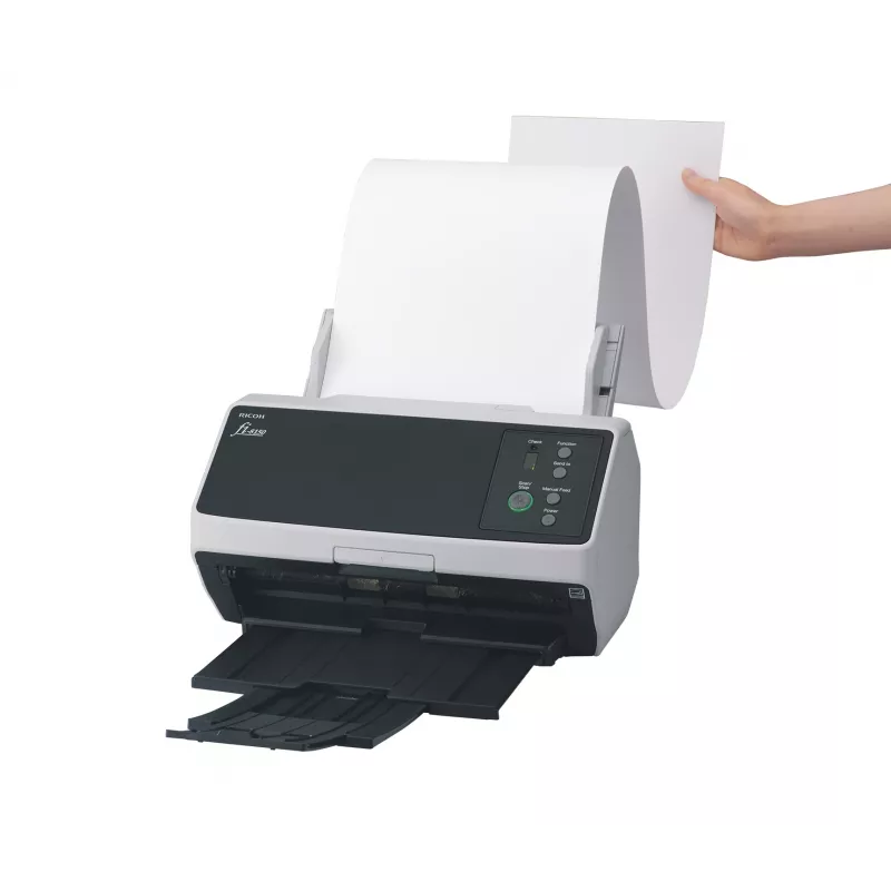 Ricoh FI-8150 ADF + Digitalizador com alimentador 600 x 600 DPI A4 Preto, Cinzento