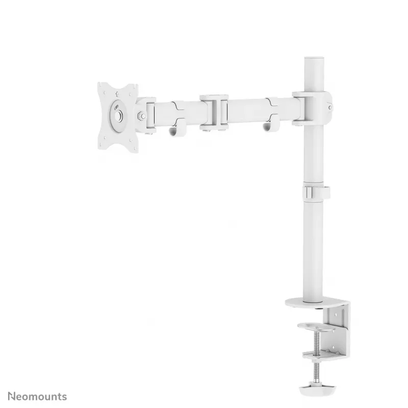 Neomounts NM-D135WHITE Suporte de monitor 10-30 polegadas, grampo/passagem de mesa, 8 kg, 25,4 cm (10 polegadas), 76,2 cm (30 polegadas), 100 x 100 mm, Branco