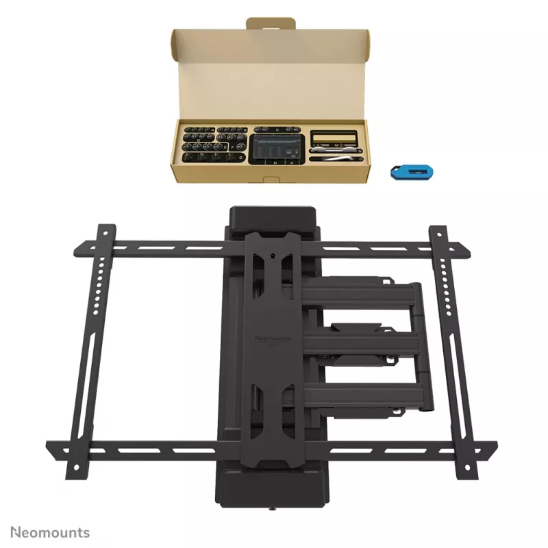 Neomounts WL40S-910BL16 Suporte de montagem em mastro para TV 40-70 polegadas - Full-Motion - Diâm. 25-100 cm