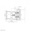 Neomounts WL40S-910BL16 Suporte de montagem em mastro para TV 40-70 polegadas - Full-Motion - Diâm. 25-100 cm