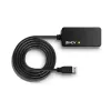 Lindy 43159 hub de extensão ativo Pro USB 3.0, 4 portas, USB 3.2 Gen 1 (5 Gbit/s), USB-A, 10 m, preto