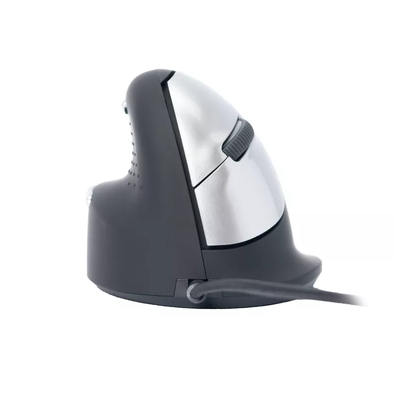 Rato ergonómico R-Go Tools R-Go HE Break com software Break, médio (tamanho de mão 165–185 mm), para canhotos, com fios, preto