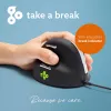 Rato ergonómico R-Go Tools R-Go HE Break com software Break, médio (tamanho de mão 165–185 mm), para canhotos, com fios, preto