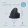 Rato ergonómico R-Go Tools R-Go HE Break com software Break, médio (tamanho de mão 165–185 mm), para canhotos, com fios, preto