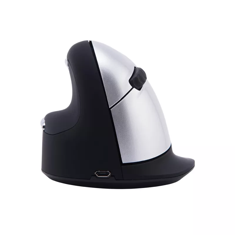 Rato ergonómico R-Go Tools R-Go HE Break com software de pausas, grande (tamanho de mão ≥ 185 mm), para canhotos, Bluetooth, preto