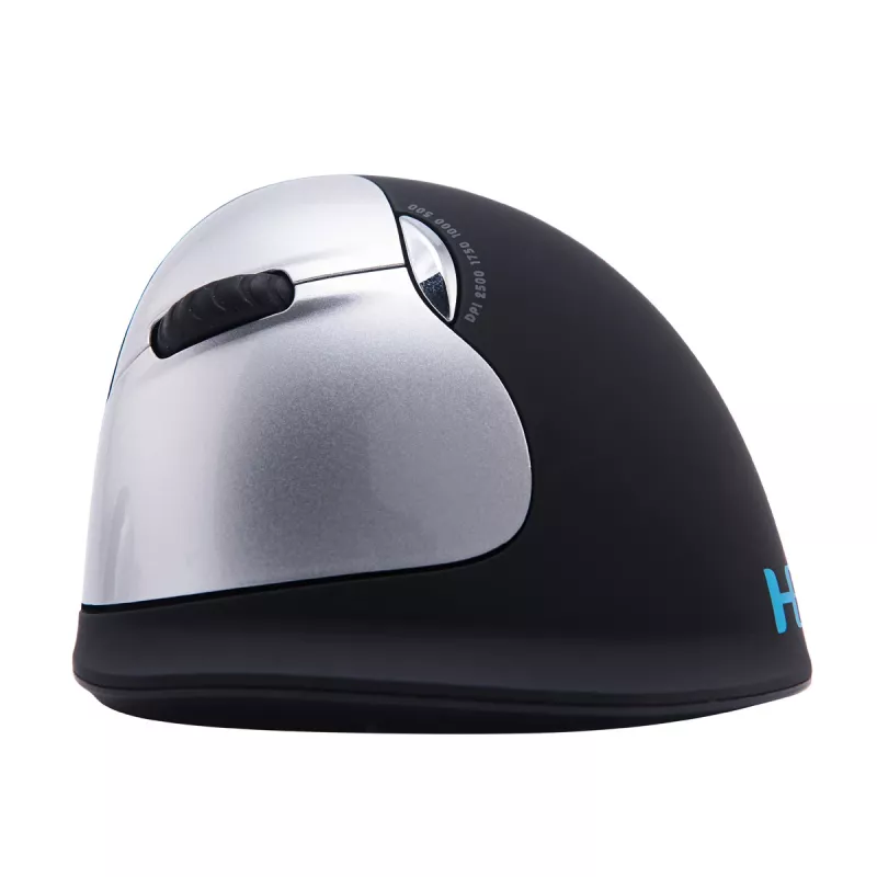 Rato ergonómico R-Go Tools R-Go HE Break com software de pausas, grande (tamanho de mão ≥ 185 mm), para canhotos, Bluetooth, preto