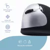 Rato ergonómico R-Go Tools R-Go HE Break com software de pausas, grande (tamanho de mão ≥ 185 mm), para canhotos, Bluetooth, preto