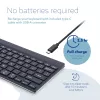 Teclado ergonómico R-Go Tools R-Go Compact Break, teclado compacto com software de pausas, QWERTY (US), Bluetooth, preto
