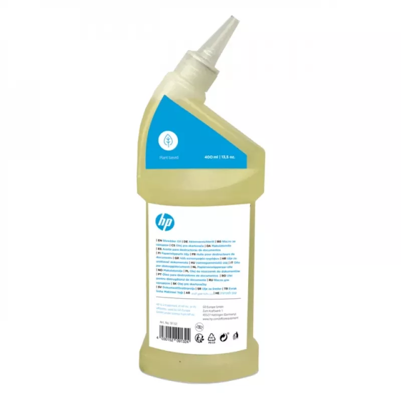 Óleo lubrificante para destruidora HP, 400 ml 1 unidade