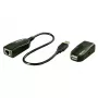 Extensor USB 2.0 Cat.6 Lindy 50m, transmissor e recetor de rede, 50 m, 480 Mbit/s, Cat5, Cat5e, Cat6, LG-8311, Preto