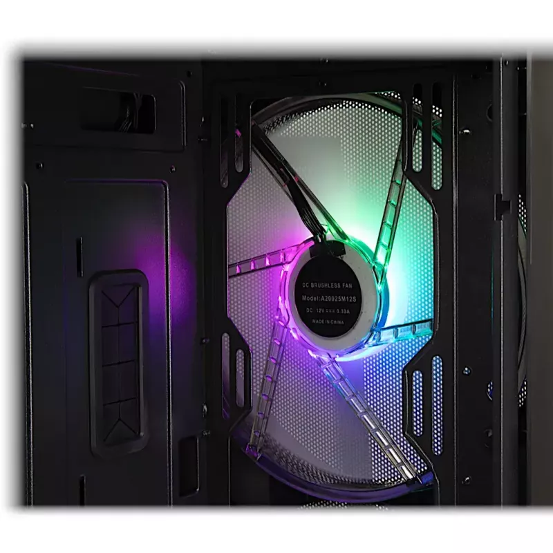 Caixa de PC Inter-Tech IT-3503 Airstream torre preto
