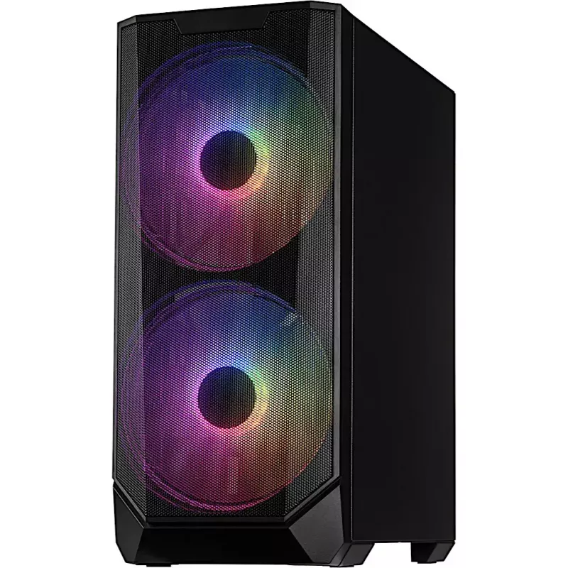 Caixa de PC Inter-Tech IT-3503 Airstream torre preto