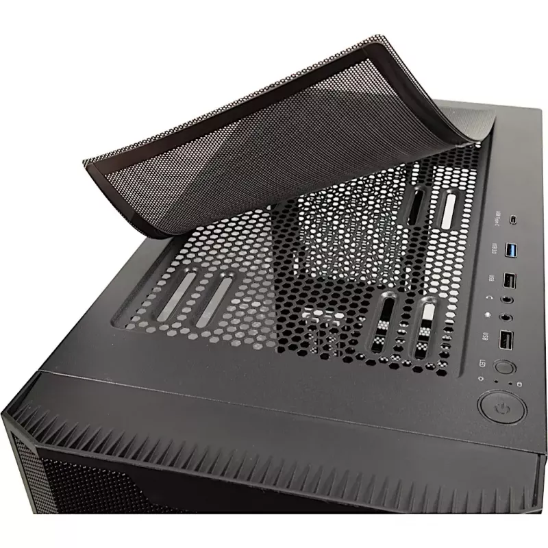 Caixa de PC Inter-Tech IT-3503 Airstream torre preto
