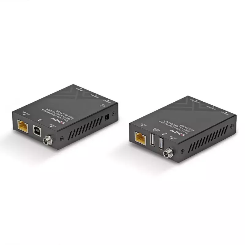 Extensor KVM Lindy 70m Cat.6 HDMI 4K60, USB e áudio