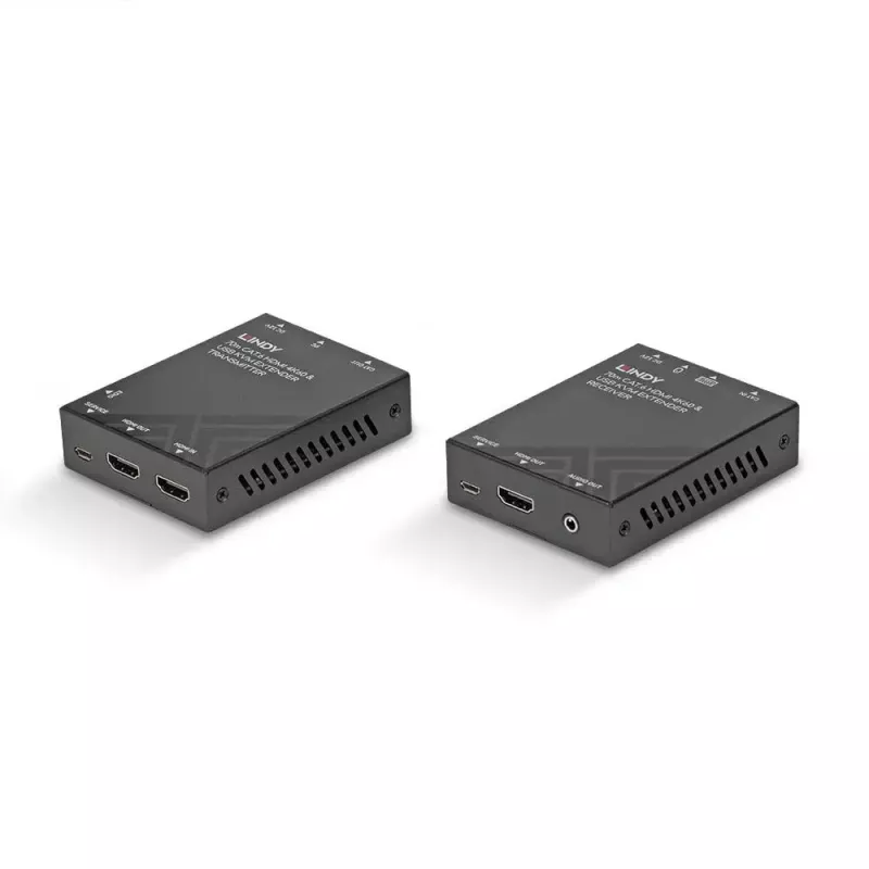 Extensor KVM Lindy 70m Cat.6 HDMI 4K60, USB e áudio